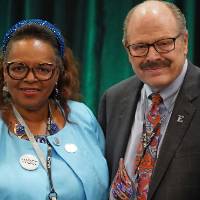 MI ACE Conference Day 2 - Distinguished Award Recipient with Linda Logan